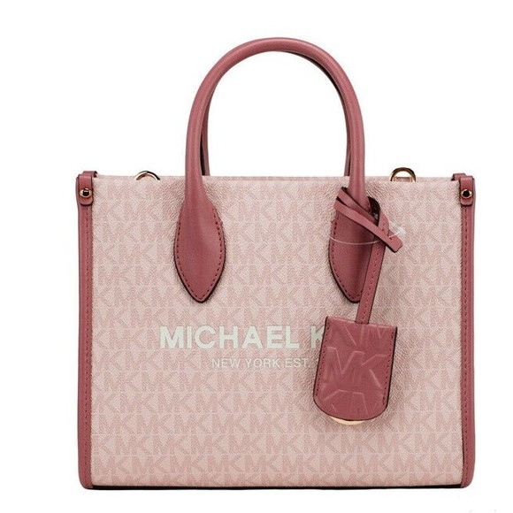 Michael Kors Mirella Small Powder Blush Shopper Tote